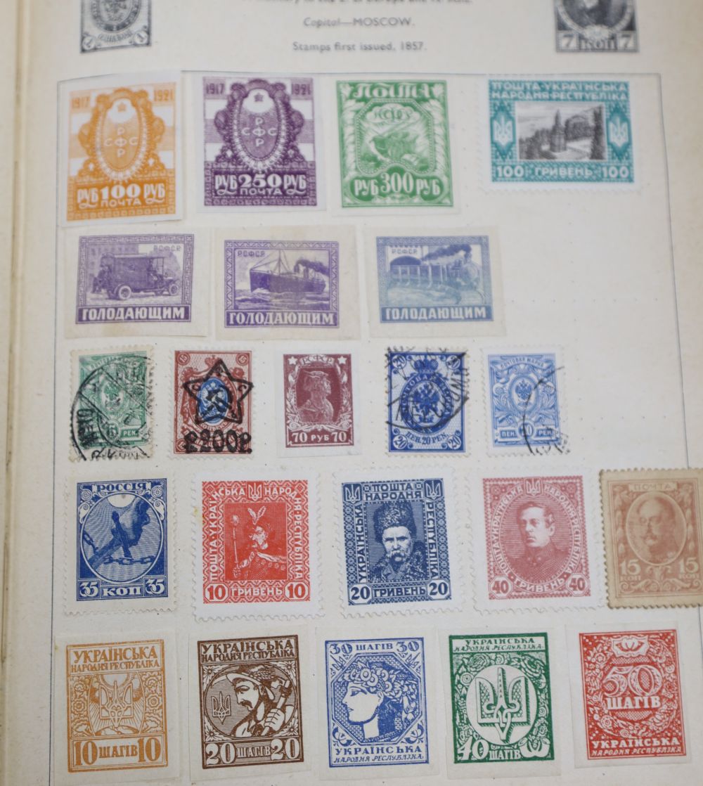 A Mercury stamp album